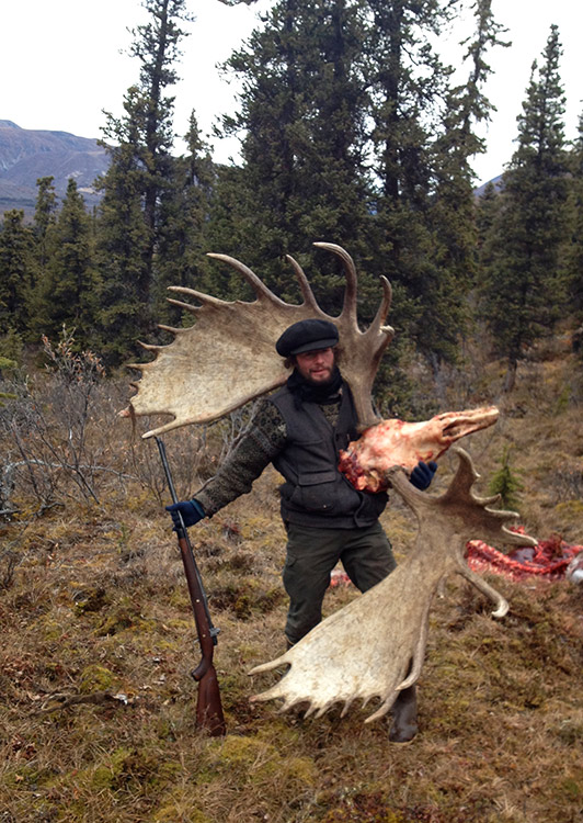 Our Wrangell-St.Elias guided moose hunts offer large moose.